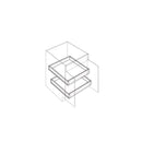 Fabuwood Illume Catalina Como Ash 2 15" W Base Cabinet Roll Out - image 1