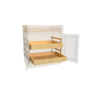 Fabuwood Allure Galaxy Linen Roll Out Drawer 18" W With 80 Extension Blum Slide - image 1