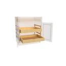 Fabuwood Allure Onyx Horizon Roll Out Drawer 24" W With Full Extension Blum Slide - image 1
