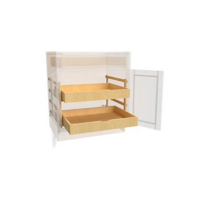 Fabuwood Allure Galaxy Mocha Roll Out Drawer 27" W With Full Extension Blum Slide - image 1