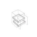 Fabuwood Illume Catalina Olmo 3 27" W Base Cabinet Roll Out - image 1