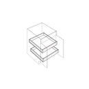 Fabuwood Illume Catalina Olmo 3 30" W Base Cabinet Roll Out - image 1