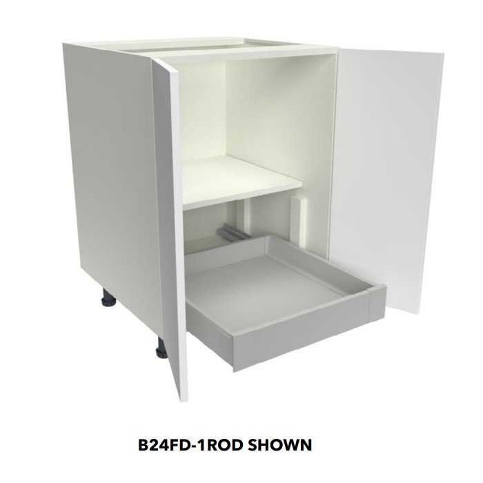Fabuwood Illume Catalina Nocce 3 Installed Roll Out Drawers Kitchen Cabinet – ICN3-B33FD-2ROD - image 1