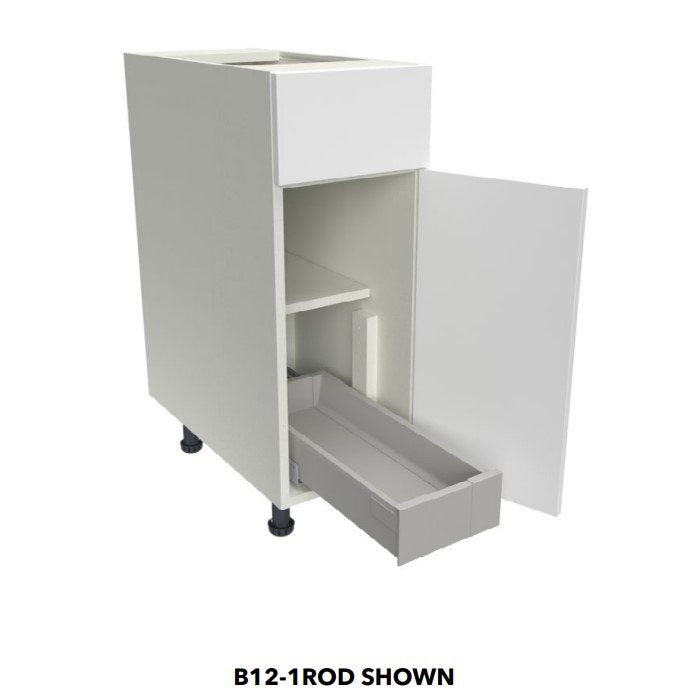 Fabuwood Illume Catalina Nocce 3 Installed Roll Out Drawers Kitchen Cabinet – ICN3-B12-2ROD - image 1