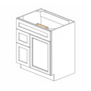 AG-S3021DL-34-1/2 Single Door Cabinets 30 Inch Combo Vanity with Left Drawer | Greystone Shaker - image 5