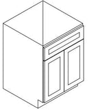 AN-SB24 Double Door 24 Inch Sink Base Cabinet | Nova Light Grey Shaker - image 5