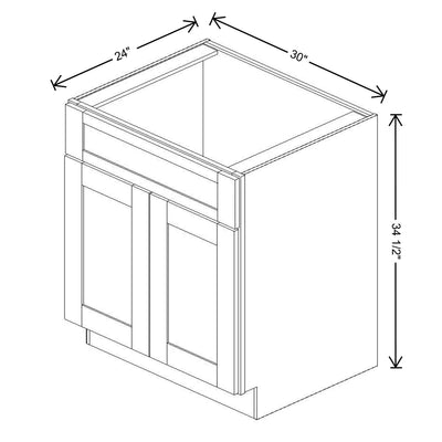 Fabuwood Allure Galaxy Horizon 30" W X 34 1/2" H X 24" D Double Door Sink Base Cabinet - BOTH SIDE(BS) - image 1
