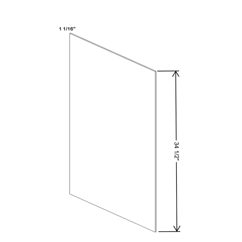 Fabuwood Illume Catalina Olmo 3 24" W x 30" H Finished End Skin - image 1