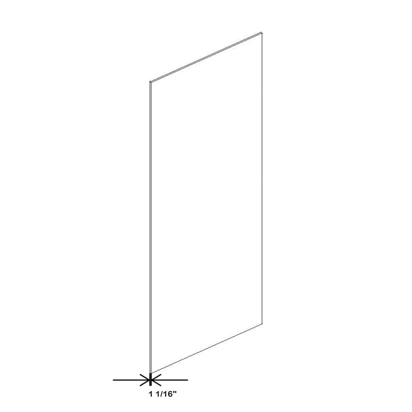 Fabuwood Illume Tuscany Muratti 4 20" W x 42" H Finished End Skin - image 1