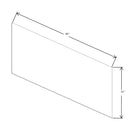 Fabuwood Quest Discovery Frost 11 1/4" W X 96 1/8" H X 1/4" D Finished End Skin - image 1