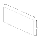 Fabuwood Illume Catalina Carbone Matte 13" W x 96" H Finished End Skin - image 1