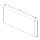 Fabuwood Illume Catalina Grigio Gloss 13" W X 96" H Finished End Skin - image 1