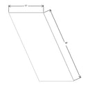 Fabuwood Value Premium Hallmark Frost 23 1/4" W X 96 1/8" H X 1/4" D Finished End Skin - image 1