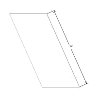 Fabuwood Illume Tuscany Muratti 4 24" W x 96" H Finished End Skin