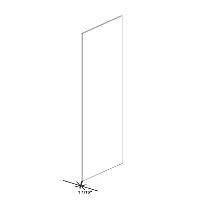 Fabuwood Illume Catalina Grigio Gloss 15" W X 60" H Finished End Skin - image 1