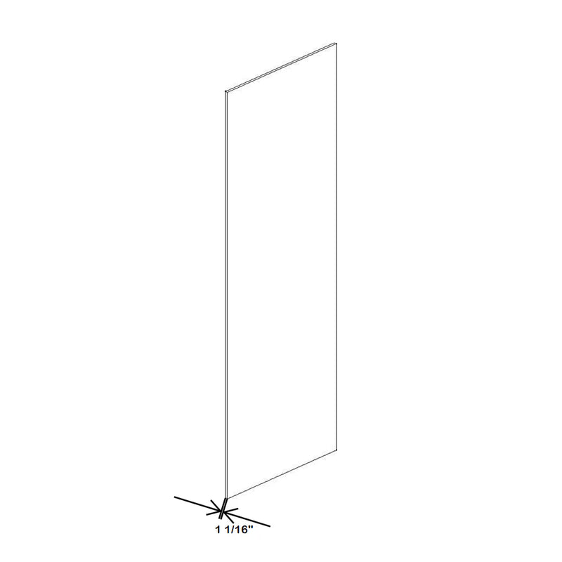 Fabuwood Illume Tuscany Olmo 3 15" W x 60" H Finished End Skin