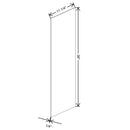 Fabuwood Quest Discovery Frost 11 1/4" W X 36 1/8" H X 1/4" D Finished End Skin - image 1