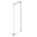 Fabuwood Quest Discovery Frost 11 1/4" W X 42 1/8" H X 1/4" D Finished End Skin - image 1