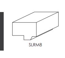 AR-SLRM8 Traditional Light Rail Molding | TSG Forevermark Woodland Brown Shaker - image 2