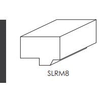 PW-SLRM8 Traditional Light Rail Molding | TSG Forevermark Petit White