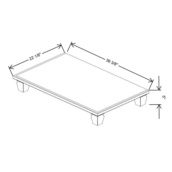 Shaker Platform With Cove Feet For V36