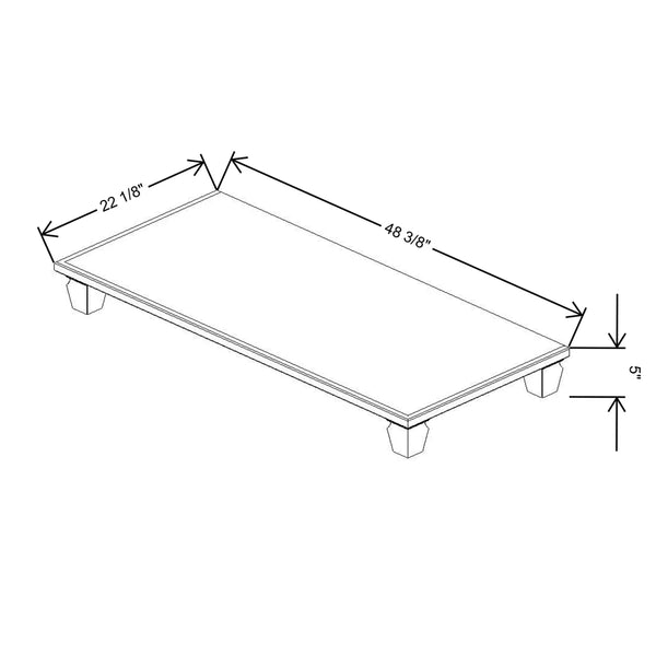 Shaker Platform With Cove Feet For V48