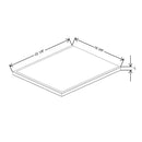 Fabuwood Allure Galaxy Linen 18 3/8" W X 1" H X 22 1/8" D Shaker Platform For TP1821 - image 1