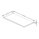 Fabuwood Allure Galaxy Dove 48 3/8" W X 1" H X 22 1/8" D Shaker Platform For V48 - image 1