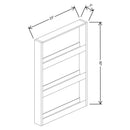 Fabuwood Quest Metro Mist 3" W Base Spice Pull Filler w/Blum Slides {Fil/Cab Ordered Separately} - image 1