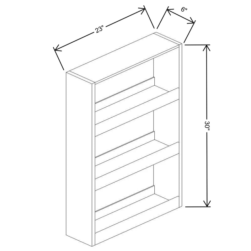 Fabuwood Allure Galaxy Horizon 6" W Base Spice Pull Filler W/Blum Slides {Fil/Cab Ordered Separately}