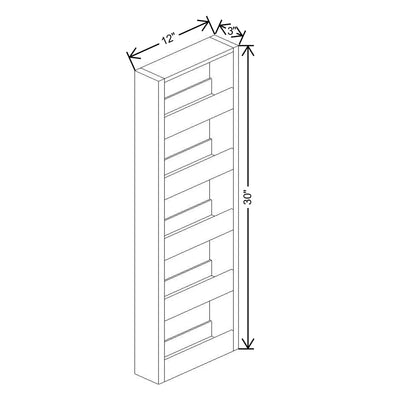 Fabuwood Allure Galaxy Nickel 3" W X 30" H Spice Pull Out Wall {Fil/Cab Ordered Separately} - image 1