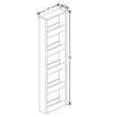 Fabuwood Allure Galaxy Mocha 3" W X 36" H Spice Pull Out Wall {Fil/Cab Ordered Separately} - image 1
