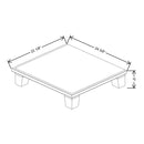 Fabuwood Allure Galaxy Indigo 24 3/8" W X 5" H X 22 1/8" D Shaker Platform With Taper Feet For V24 - image 1