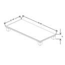 Fabuwood Allure Galaxy Cobblestone 48 3/8" W X 5" H X 22 1/8" D Shaker Platform With Taper Feet For V48 - image 1