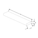 Fabuwood Allure Galaxy Cobblestone 96" W X 5/8" H X 2 1/2" D Stacking Molding - image 1