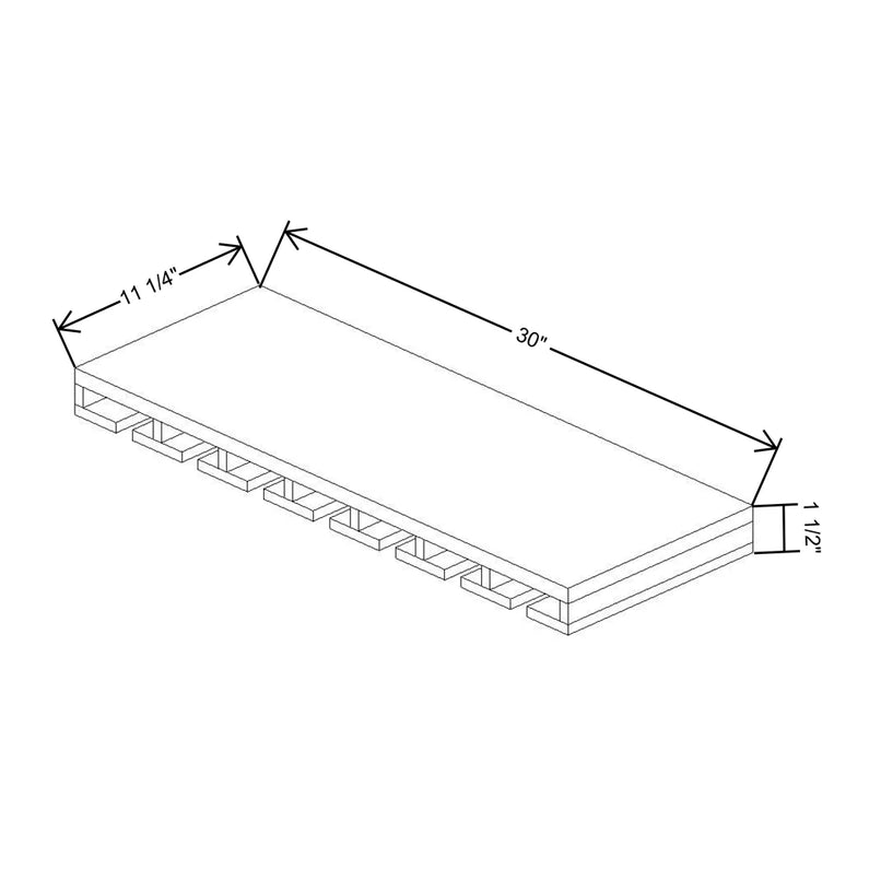 Fabuwood Allure Galaxy Horizon 30" W X 1 1/2" H X 11 1/4" D Stemware Rack - image 1