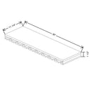 Fabuwood Allure Onyx Frost 36" W X 1 1/2" H X 11 1/4" D  Stemware Rack - image 1