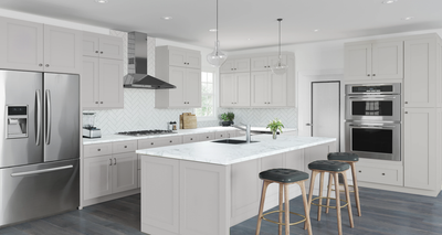 10x10 Kitchen Cabinet Set - Ashen Gray