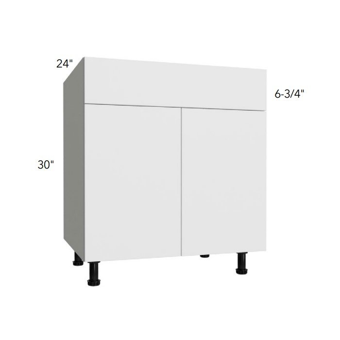 Fabuwood Illume Tuscany Como Ash 2 Sink Base Cabinets Kitchen Cabinet – ITCA2-SB30 - image 1