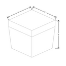 Fabuwood Allure Galaxy Mocha 4" W X 4" H X 4" D Taper Bun Feet For Platform - image 1