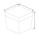 Fabuwood Allure Galaxy Frost 4" W X 4" H X 4" D Taper Bun Feet For Platform - image 1