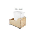 Fabuwood Allure Galaxy Frost 15" W Trash Can Door/Drawer w/Blum Slides - image 1