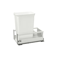 Fabuwood Illume Catalina Bianco Matte Trash Can Drawer 15" For Full Height Door