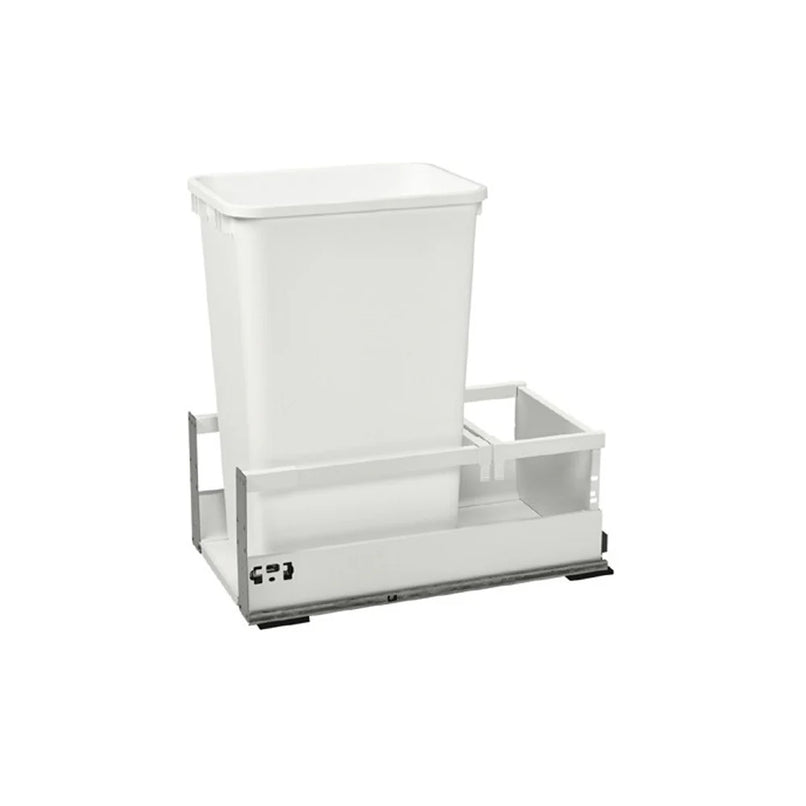 Fabuwood Illume Catalina Bianco Matte Trash Can Drawer 15" For Full Height Door - image 1