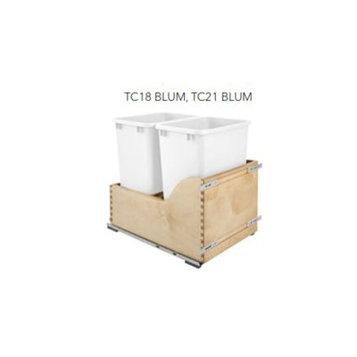 Fabuwood Allure Galaxy Timber 21" W Trash Can Door/Drawer w/Blum Slides - image 1