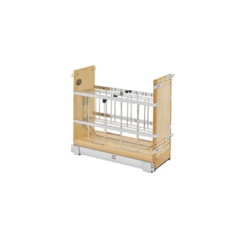 Fabuwood Value Premium Hallmark Frost 9" W Base Tray Divider Pull Out w/Blum Slides