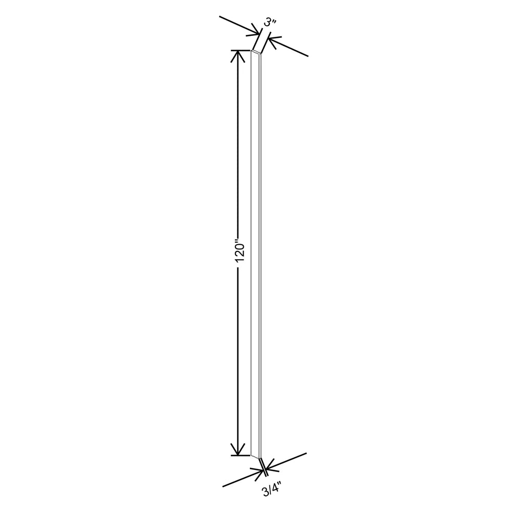 Fabuwood Allure Galaxy Horizon 3" W X 120" H Tall Filler