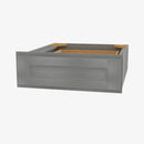 TG-SVDU3021-7 30 Inch Bathroom Cabinet Desk Drawer | Midtown Grey - image 3