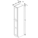 Fabuwood Allure Galaxy Frost 15" W X 96" H X 24" D Tall Pantry Cabinet - RIGHT SIDE (R) - image 1