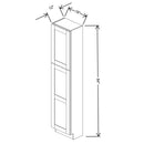 Fabuwood Allure Galaxy Horizon 18" W X 84" H X 12" D Tall Pantry Cabinet - NO FINISH - image 1